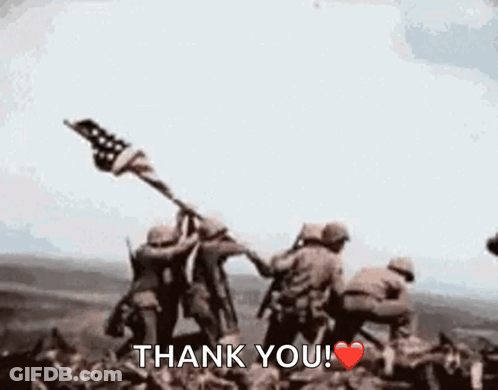 Military Man Saluting Saying Salute You Deserve A GIF