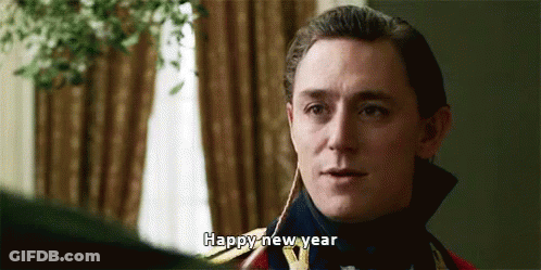 Military Man Saying Happy New Year GIF