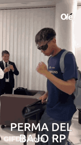 Military Man With Pharaoh And White Shirt Man GIF