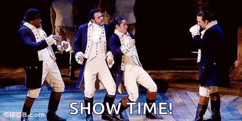 Military Men Dancing On Stage GIF