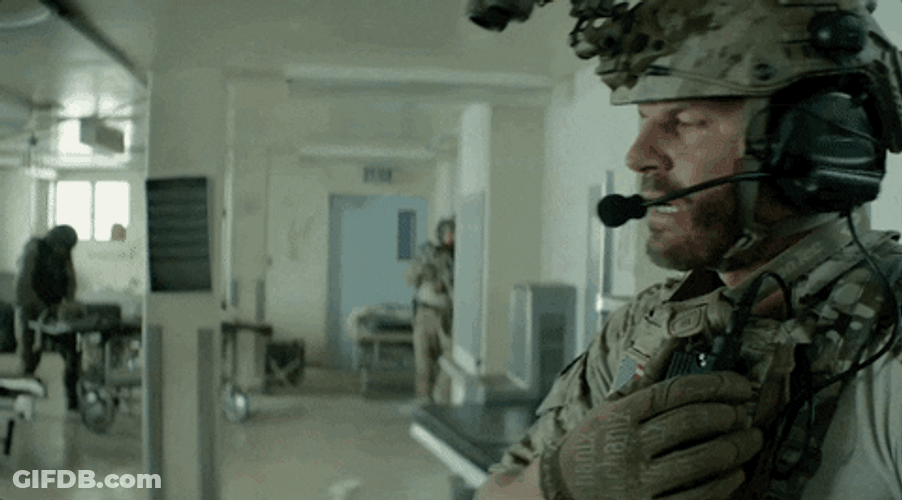 Military On Mic Giving Command GIF