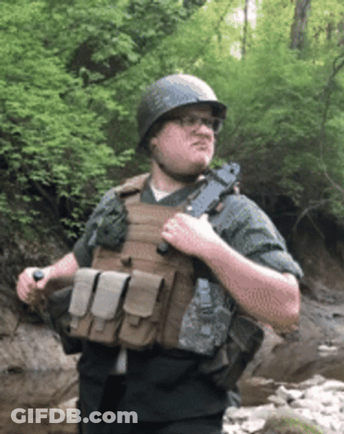 Military Pulling Knife GIF