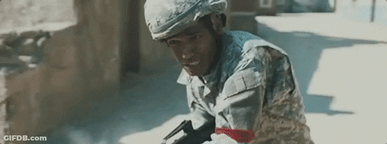 Military Run To Hide GIF