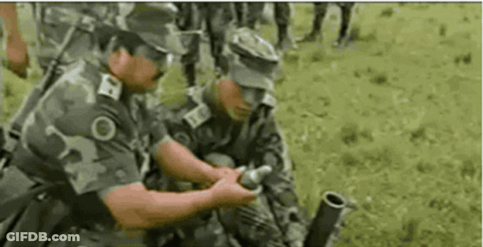 Military Setting Mortar GIF