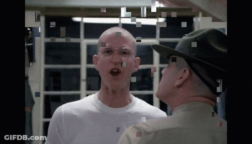 Military Uniform Man Talking To Another Man GIF