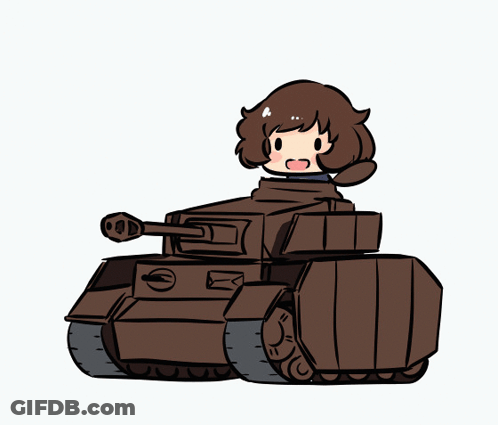 Military Vehicle Driving Through Desert GIF