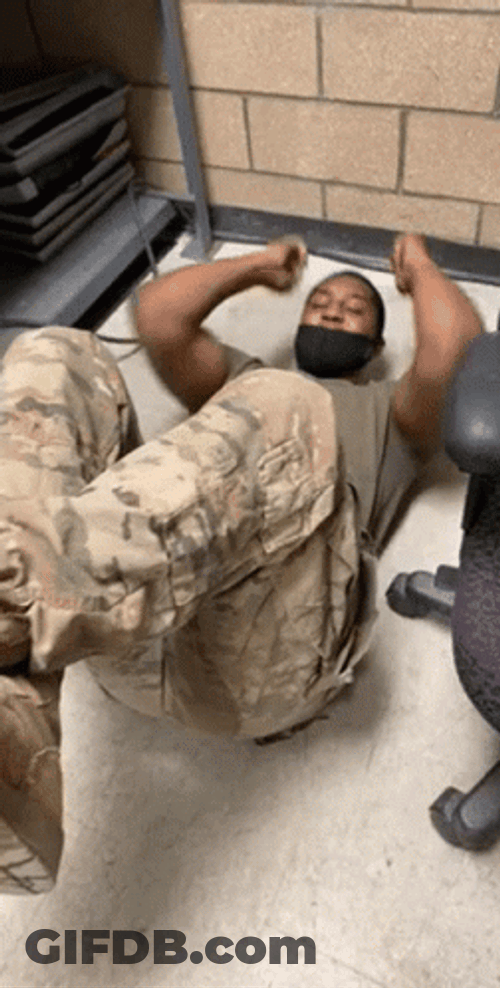 Military Working Out GIF