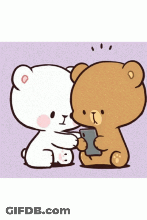 Milk And Mocha Bear Giving Affection GIF