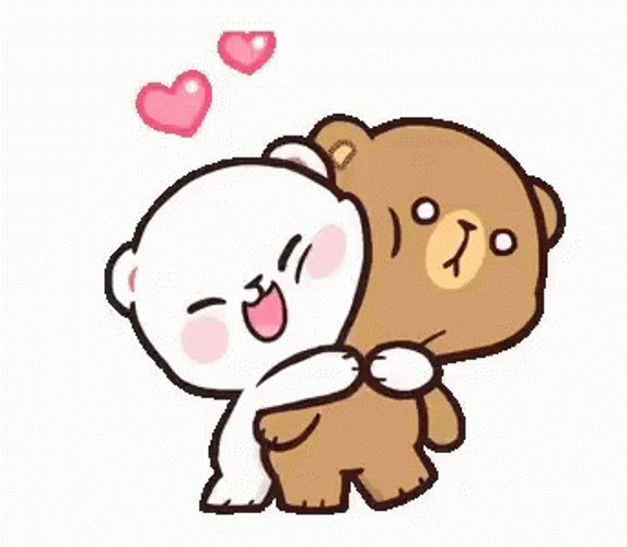 Milk And Mocha Bear Hug GIF