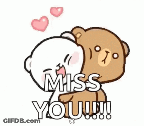 Milk And Mocha Bear Miss You GIF