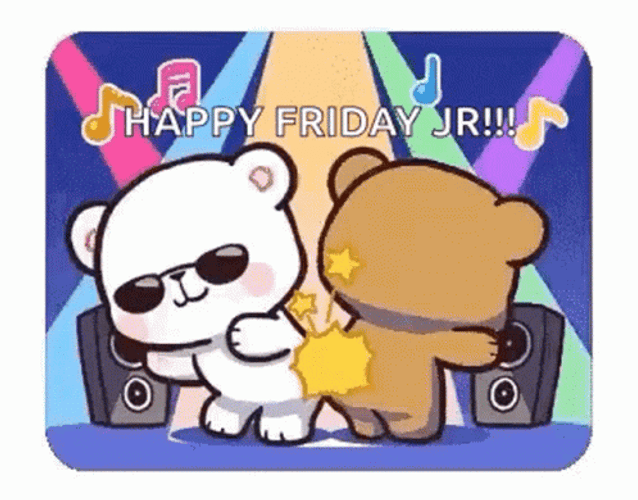 Milk And Mocha Happy Friday Jr GIF