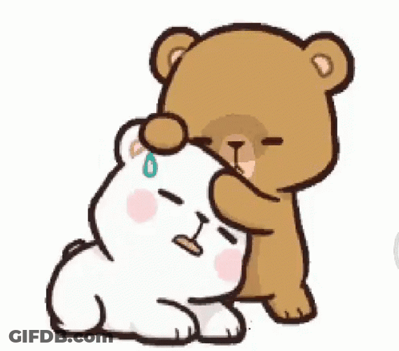 Milk And Mocha Head Pat GIF