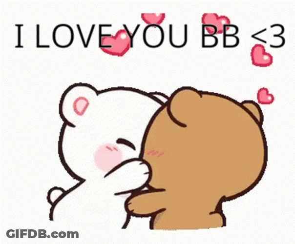 Milk And Mocha Kissing Amor GIF