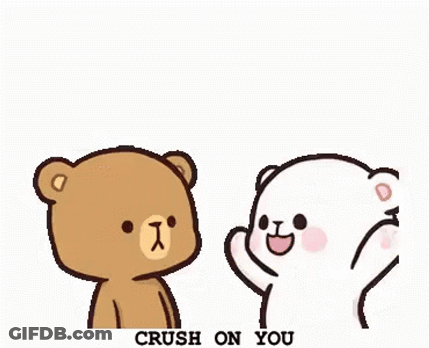 Milk Has A Crush On Mocha Bear GIF