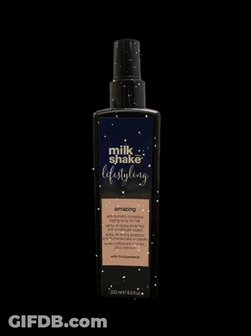 Milkshake Lifestyling Spray GIF