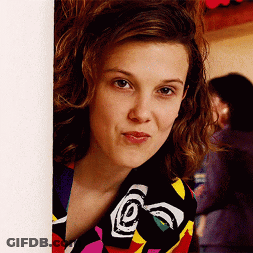 Millie Bobby Brown Pouting Lips GIF
