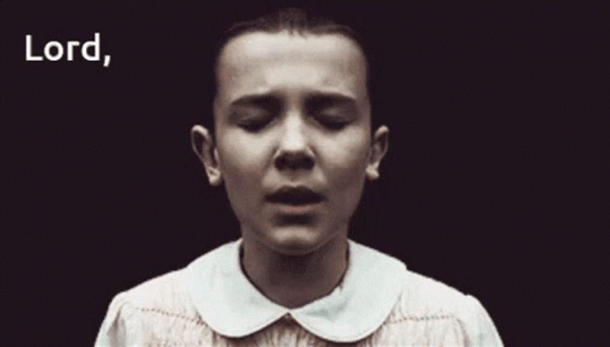 Millie Bobby Brown Pray GIF