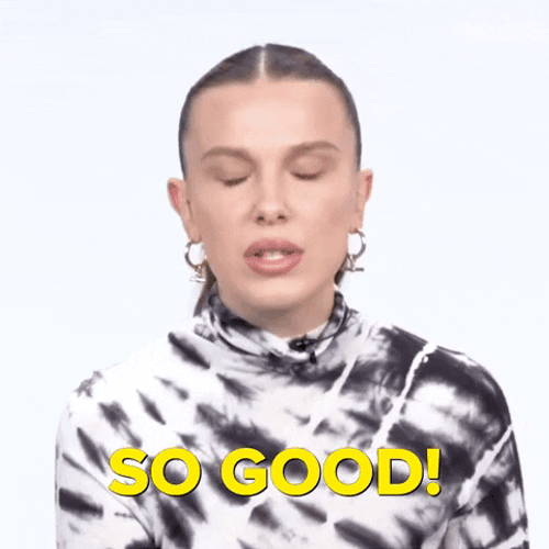 Millie Bobby Brown So Good Quote GIF