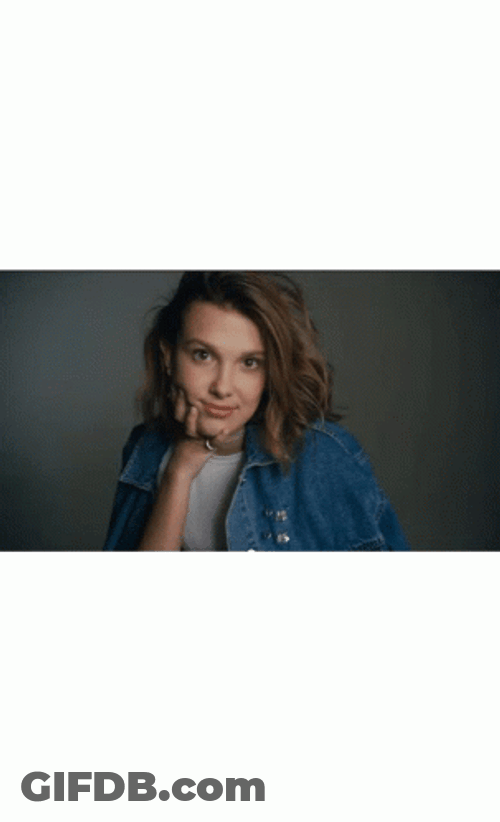 Millie Bobby Brown Two Images GIF