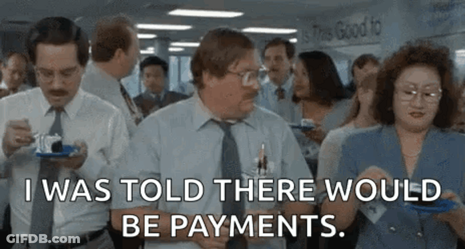 Milton Office Space Eating Cake GIF