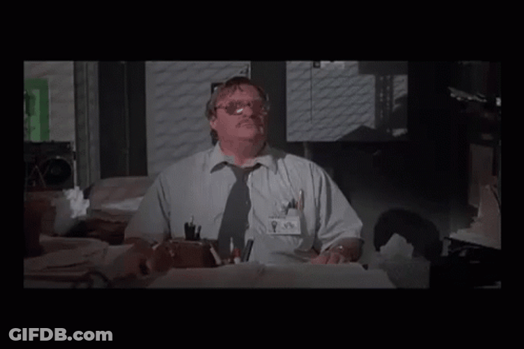 Milton Office Space Overtime Lights Off GIF