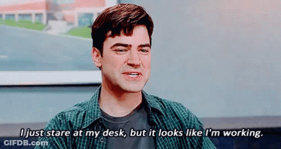 Milton Office Space Ron Livingston Talking GIF