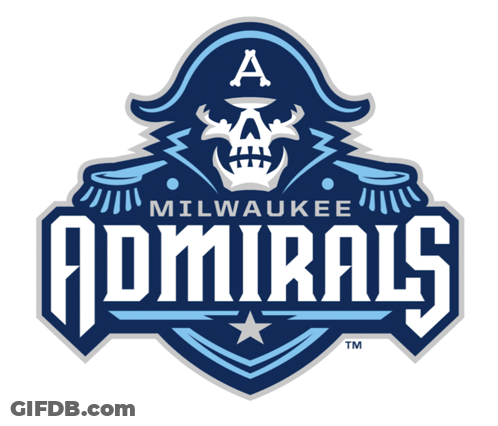 Milwaukee Admiral Logo With Skull GIF