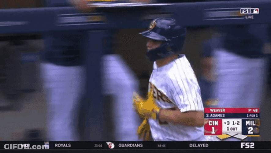 Milwaukee Brewers Home Run GIF