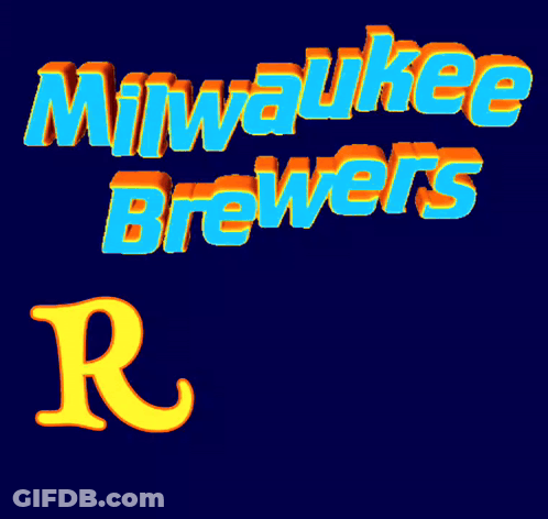 Milwaukee Brewers Rule Sign GIF
