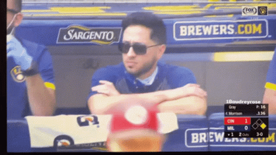 Milwaukee Brewers With Sunglasses GIF