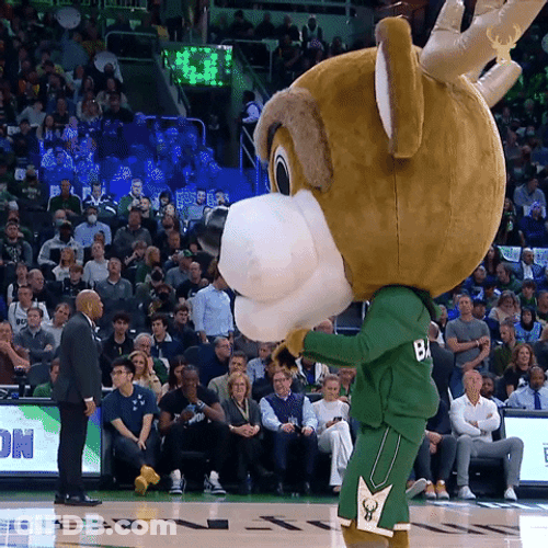 Milwaukee Bucks Bango With Big Head GIF