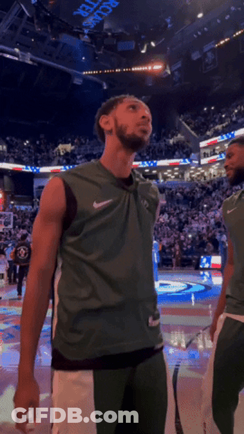 Milwaukee Bucks Cameron Payne Jumping GIF
