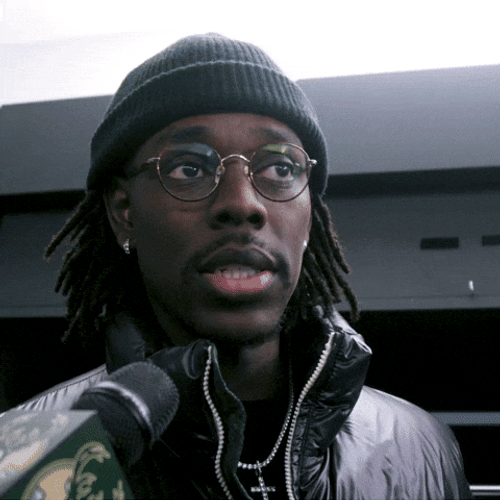 Milwaukee Bucks Jrue Holiday Widening Eyes GIF