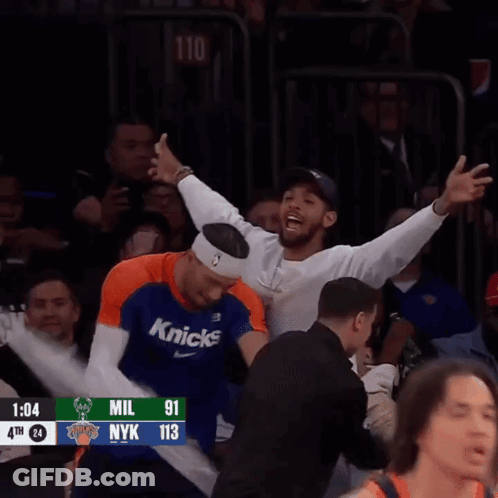 Milwaukee Bucks Vs New York Knicks GIF