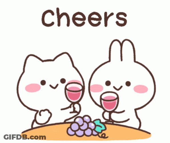 Mimi And Neko Cheers GIF