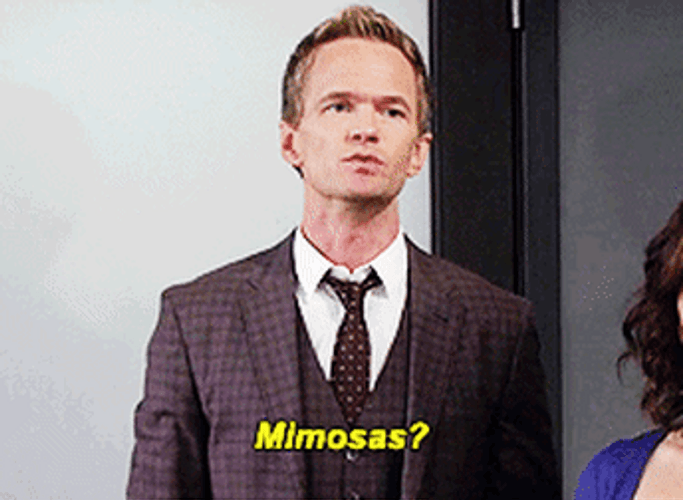 Mimosa Barney Stinson GIF
