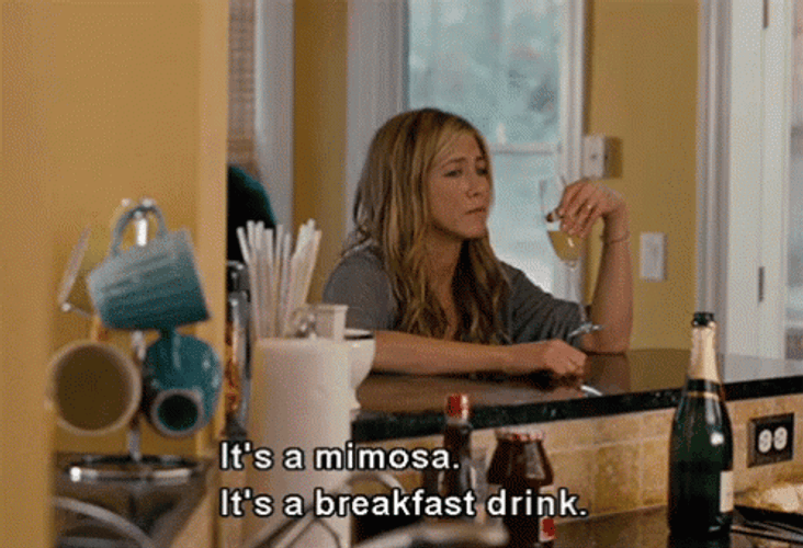 Mimosa Breakfast Drink GIF