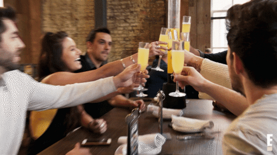 Mimosa Group Cheers GIF