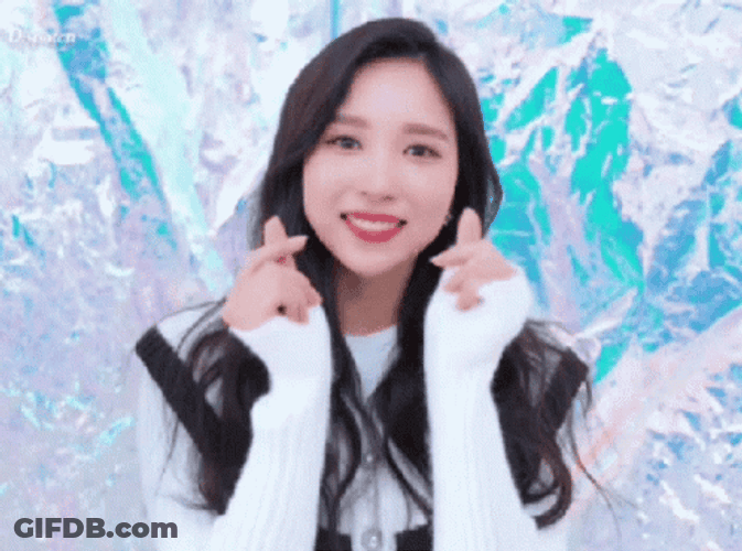 Mina Kiss Twice GIF