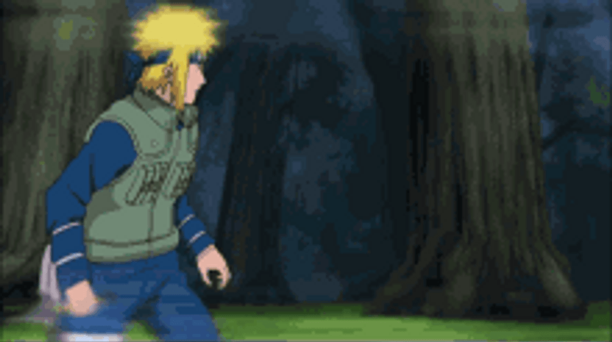 Minato Dodges Bee GIF