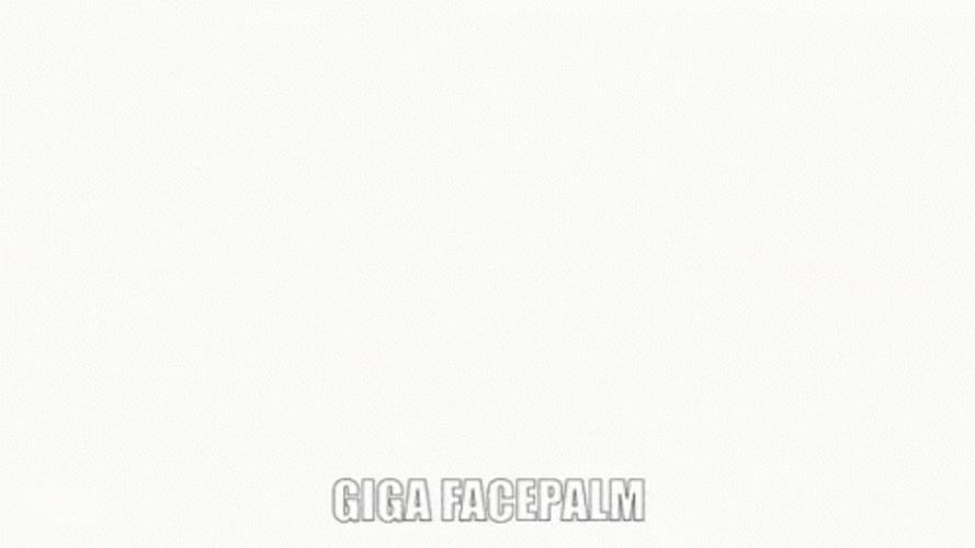 Minato Kageaki Giga Facepalm Meme GIF