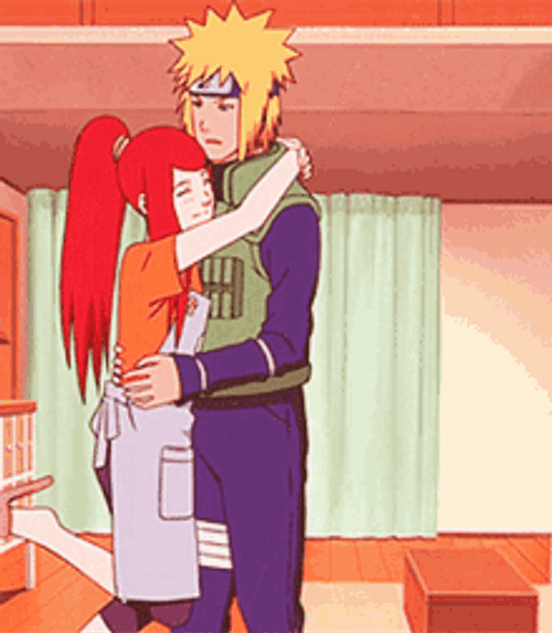 Minato Kushina Hug GIF