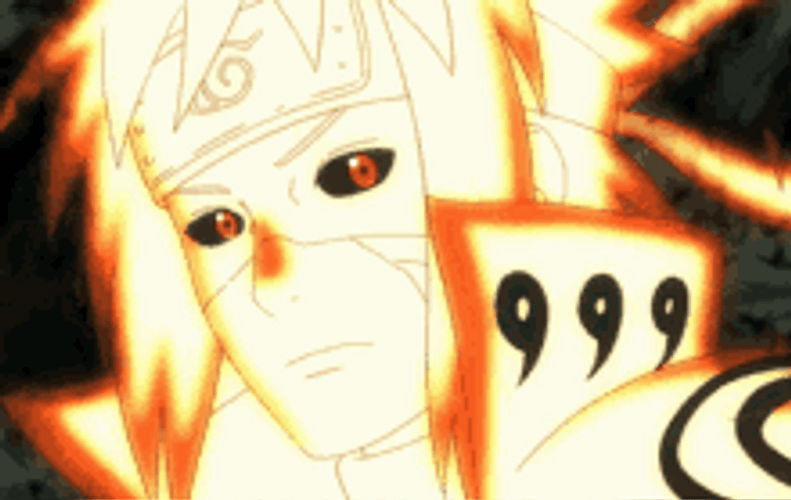 Minato Kyuubi Chakra Mode GIF
