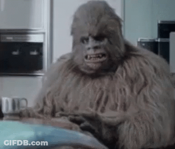 Mind Blown Big Foot GIF