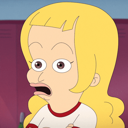 Mind Blown Big Mouth GIF