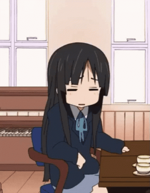 Mind Blown Mio Akiyama GIF