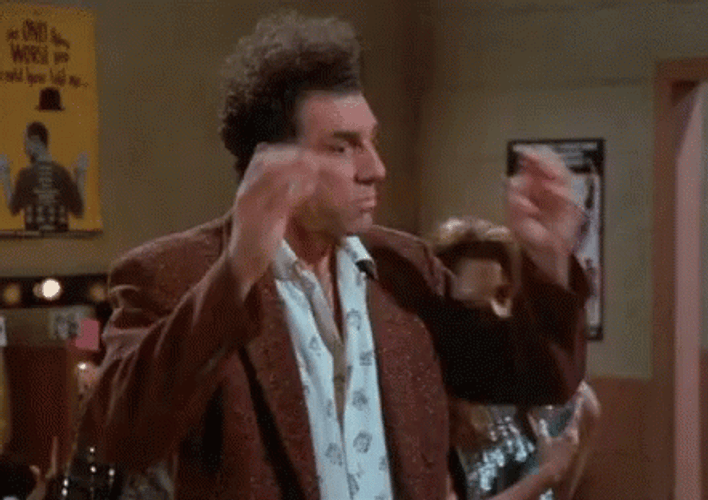 Mind Blown Seinfield Kramer GIF