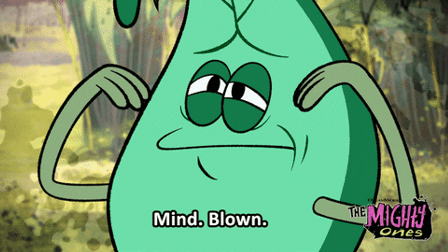Mind Blown The Mighty Ones GIF