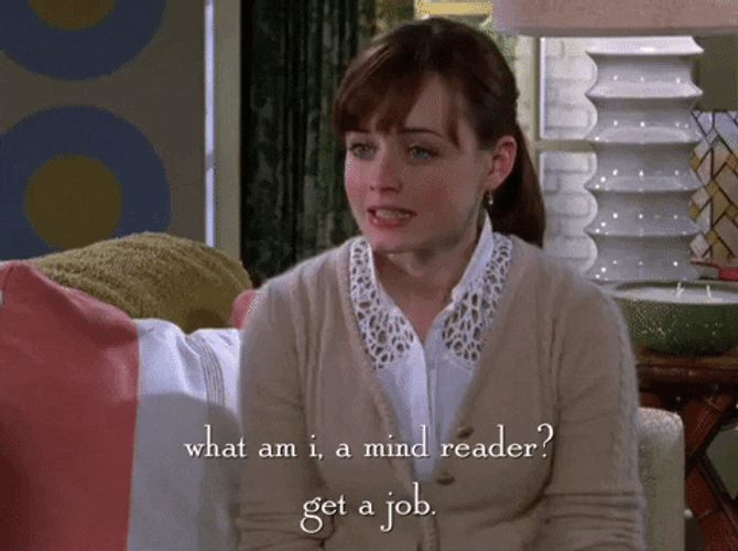 Mind Reader Alexis Bledel Gilmore Girls GIF