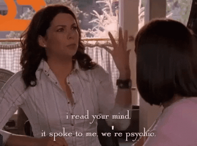 Mind Reader Lauren Graham Gilmore Girls GIF